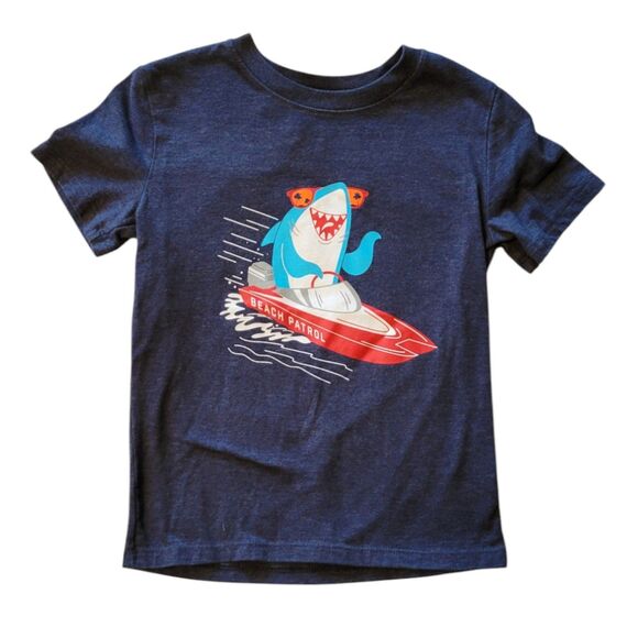 Cat & Jack surfing shark t-shirt - Picture 1 of 4